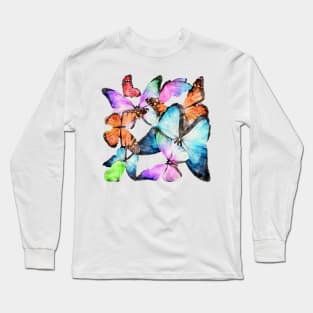 Butterflies are in my Wardrobe! Back Again. Long Sleeve T-Shirt